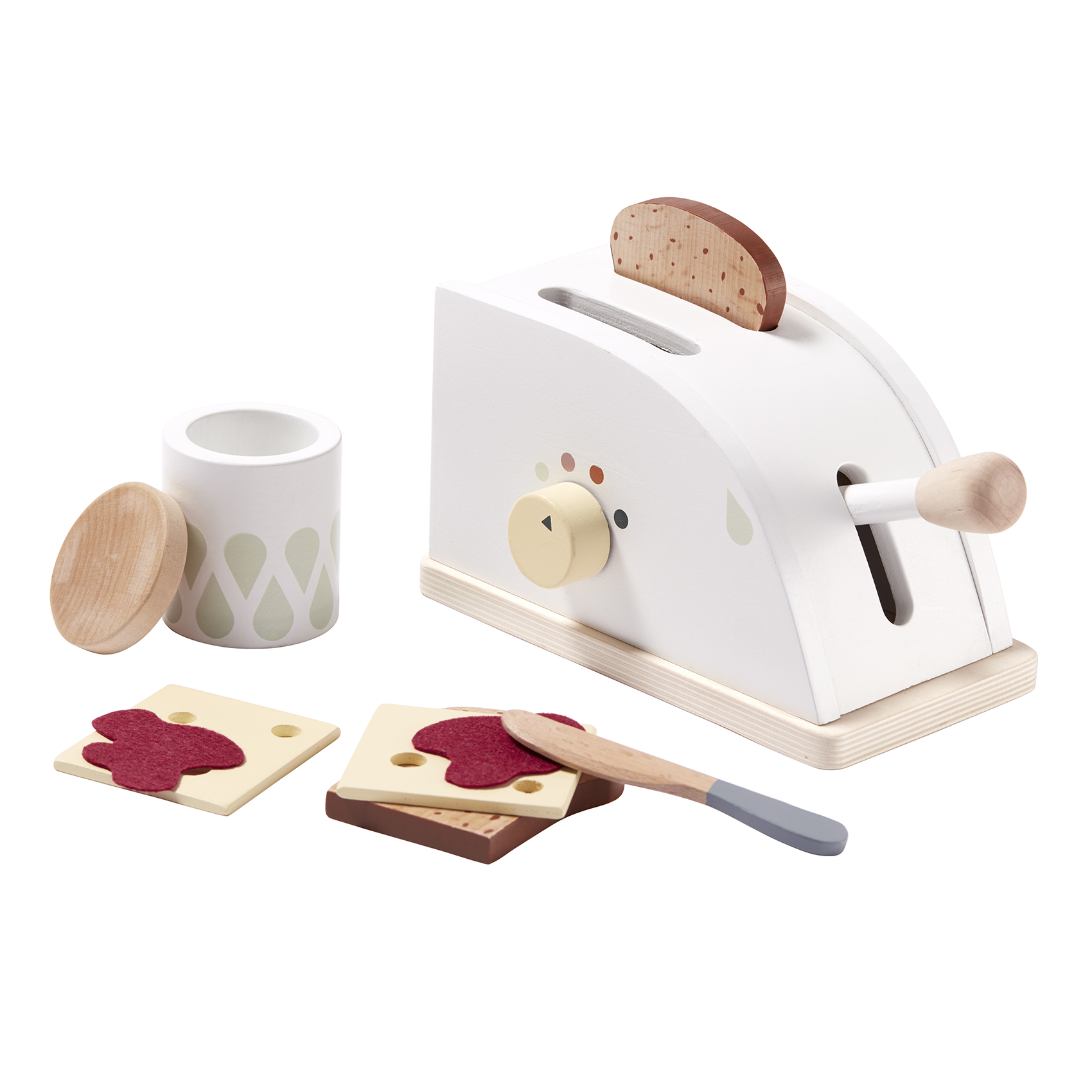 Toaster Set aus Holz