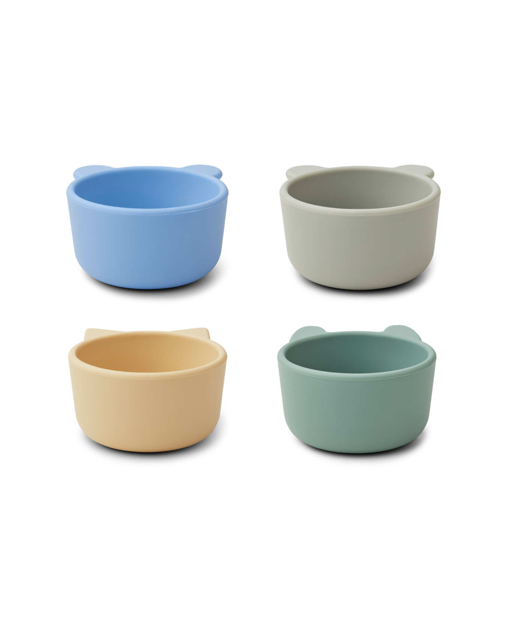 Bowls SILICONE 4-PACK PEPPERMINT MULTI MIX