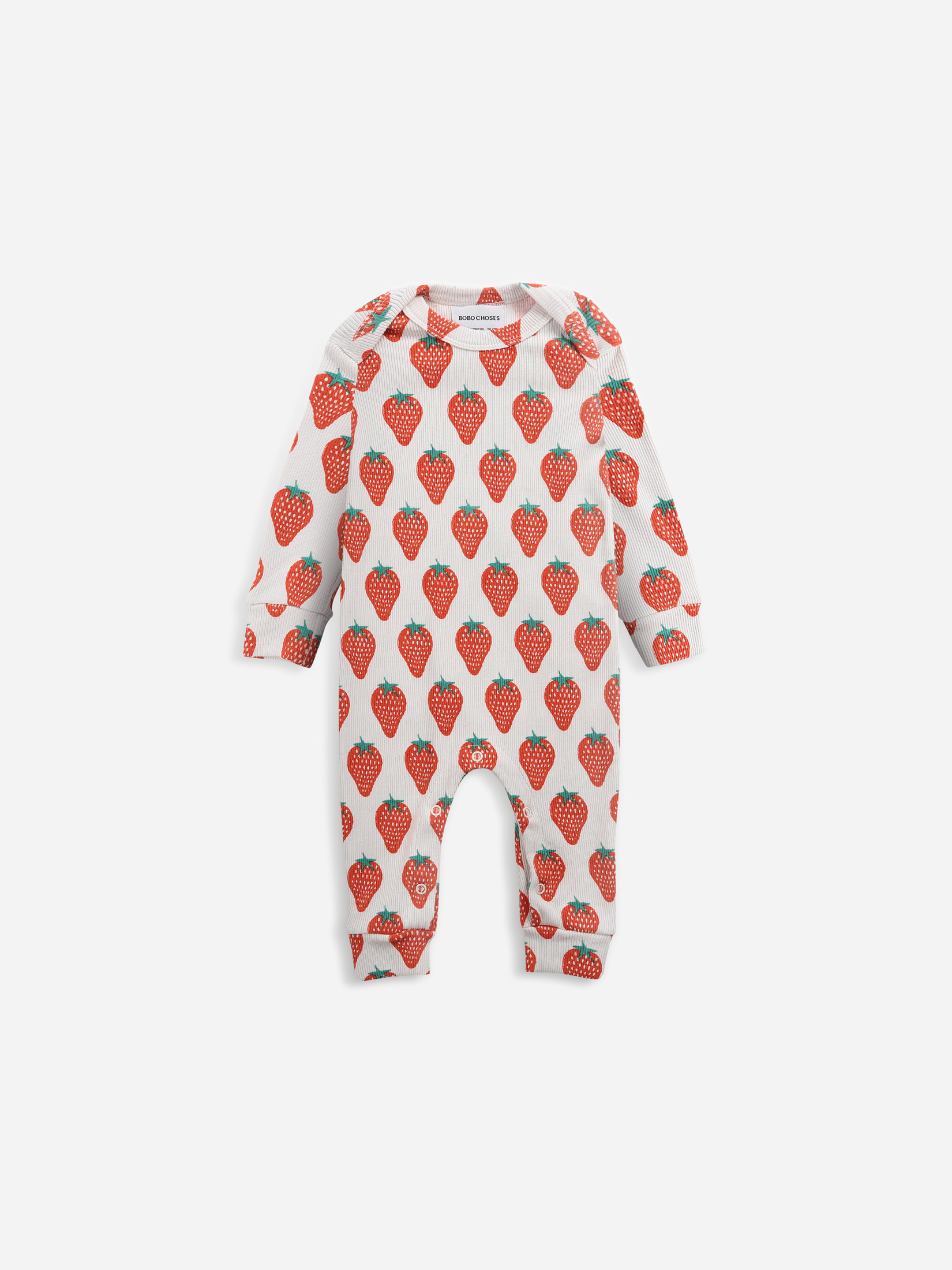  Playsuit Strawberry all over long sleeve