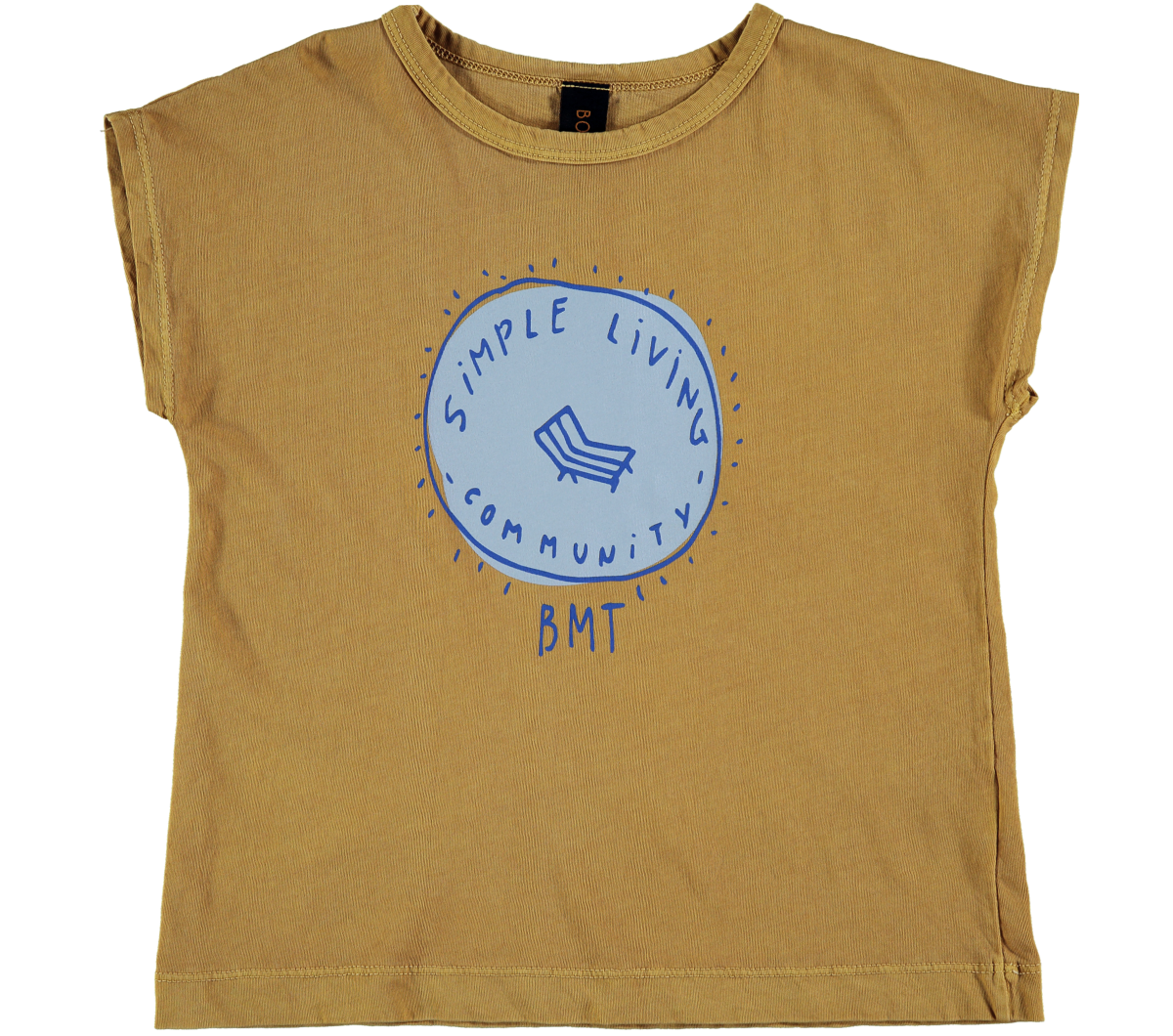 T-Shirt simple living mustard 